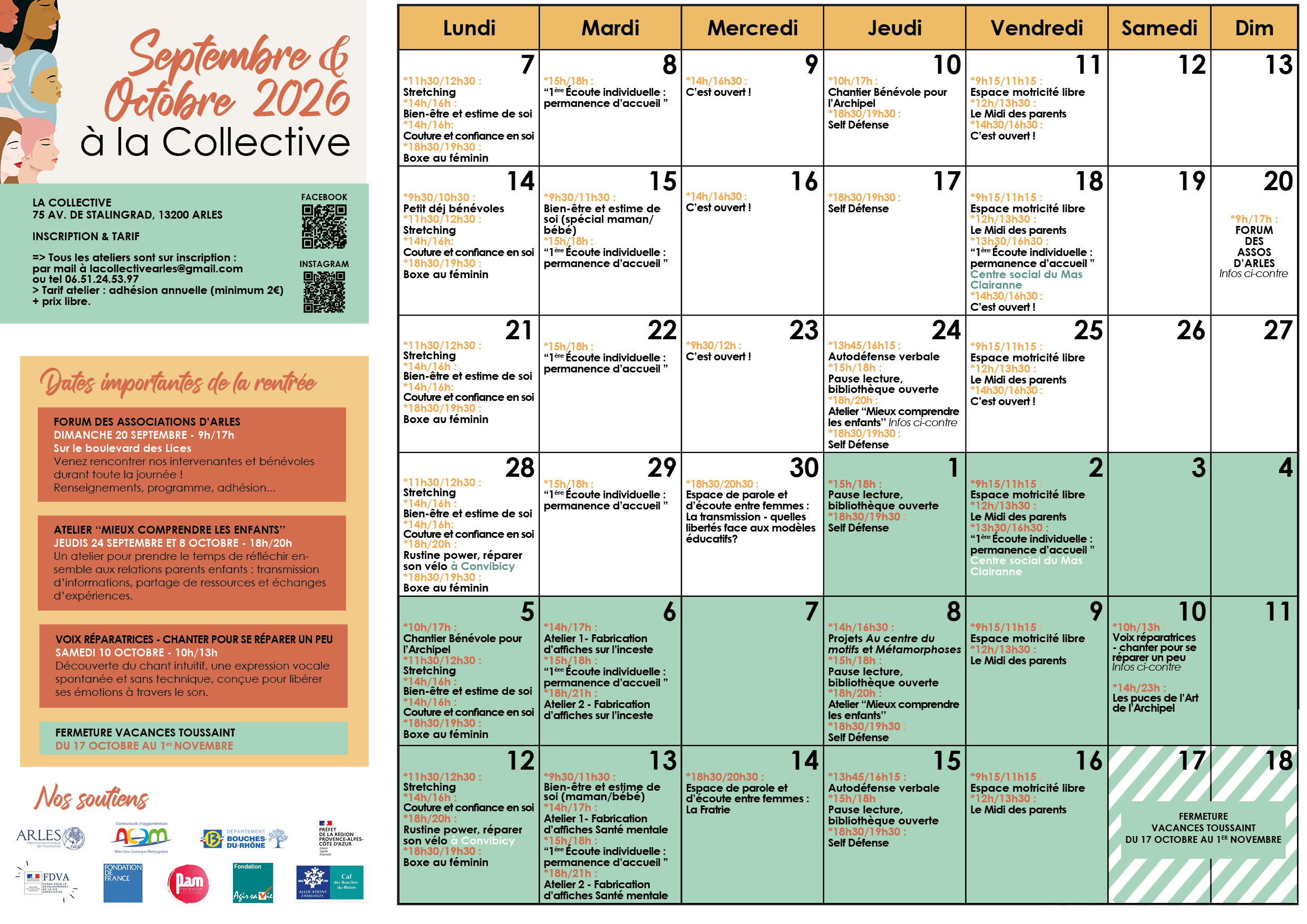 calendrier sept.oct26